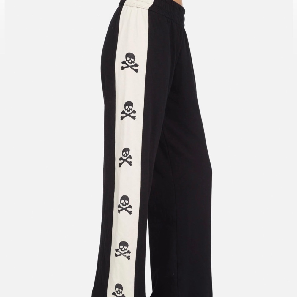 Lauren Moshi Tawny skulls & crossbones pants